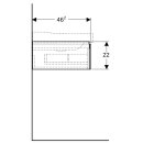 Geberit 500505001 Xeno2 Unterschrank f. WT, 1 Schubl.
