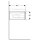 Geberit 500513011 Xeno2 Unterschrank f. WT m. Ablg. re