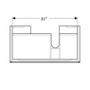 Geberit 500514011 Xeno2 Unterschrank f. WT m. Ablg. li