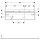 Geberit 500514431 Xeno2 Unterschrank f. WT m. Ablg. li