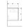 Geberit 500515011 Xeno2 Unterschrank f. WT m. Ablg. re