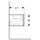 Geberit 500348431 Xeno2 Unterschrank f. WT aus VARICOR