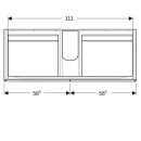 Geberit 500518011 Xeno2 Unterschrank f. WT m. B:120cm