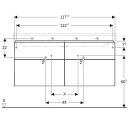 Geberit 500518011 Xeno2 Unterschrank f. WT m. B:120cm