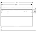 Geberit 500356JL1 Smyle Square Unterschrank f&uuml;r DWT