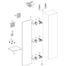 Geberit 500503431 Xeno2 Hochschrank mit einer T&uuml;r und