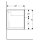 Geberit 500504001 Xeno2 Seitenschrank mit 2 Schubladen