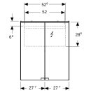 Geberit 500258001 Option Basic Spiegelschrank