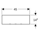 Geberit 500362JL1 Smyle Square Wandablage