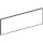 Geberit 243773TG1 Frontblende f&uuml;r Wandablage
