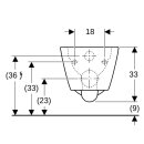 Geberit 500208011 Smyle Square Wand-WC Tiefsp&uuml;ler