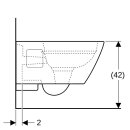 Geberit 500378018 Renova Plan Wand-WC Tiefsp&uuml;ler