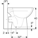 Geberit 500480018 Renova Stand-WC Tiefsp&uuml;ler, Abg.horiz