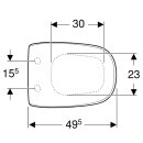 Geberit 500540011 Citterio WC-Sitz