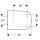 Geberit 500687011 Smyle Square WC-Sitz, schmales Design