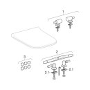 Geberit 500240011 Smyle Square WC-Sitz, schmales Design