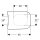 Geberit 500240011 Smyle Square WC-Sitz, schmales Design