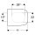 Geberit 500691011 Renova Plan WC-Sitz, eckiges Design