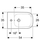 Geberit 500209011 Smyle Square Wandbidet