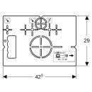 Geberit 111747001 Bohrschablone f&uuml;r Wand-WC