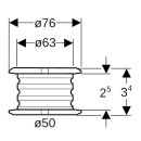 Geberit 60670202001 Collier de serrage Mepla d50