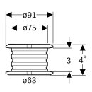 Geberit 60770202001 Collier de serrage Mepla d63