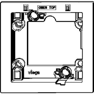 VIEGA 786403 Urinal-Grundrahmen