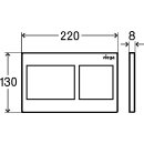 VIEGA 773250 WC Bet&auml;tigungsplatte VfS 21