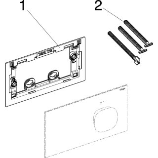 VIEGA 773458 WC Betätigungsplatte VfM 202