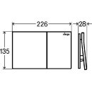 VIEGA 773588 WC Bet&auml;tigungsplatte VfM 200