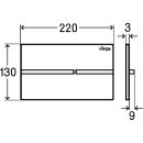 VIEGA 773649 WC Bet&auml;tigungsplatte VfM 204