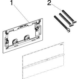 VIEGA 773656 WC Betätigungsplatte 204 8624.1
