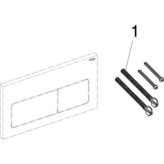 VIEGA 773717 WC Betätigungsplatte VfL 5