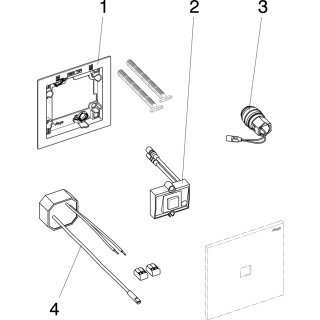 VIEGA 774653 Urinal Betätigungsplatte VfM 200