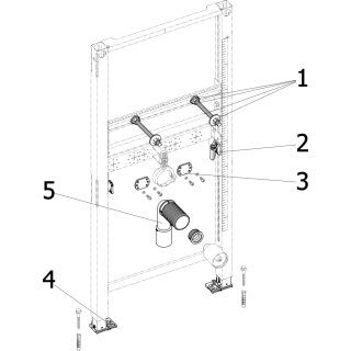 VIEGA 776183 Waschtisch-Element Prevista Dry