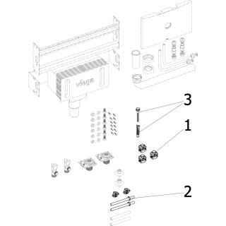 VIEGA 776305 WT Modul Prevista Dry Plus