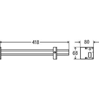VIEGA 776343 Armaturenträger Prevista Dry Plus