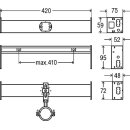 VIEGA 776435 Urinal Modul Prevista Dry Plus