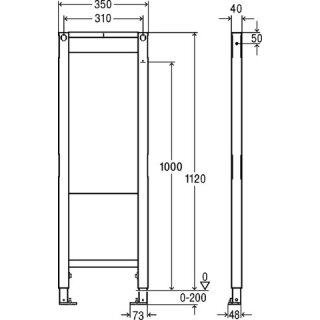 VIEGA 776497 Befestigungselement Prevista Dry