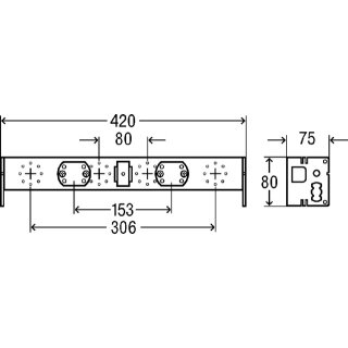 VIEGA 776558 Armaturenträger Prevista Dry Plus
