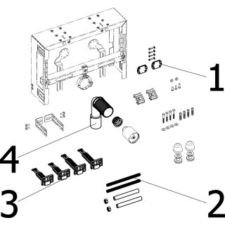 VIEGA 776602 Bidet-Block Prevista Pure