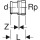 Geberit 61803  Mapress Kupfer &Uuml;bergang mit IG