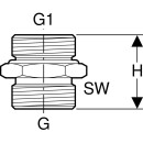 Geberit 641533001 &Uuml;bergang Eurokonus mit AG