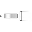 Geberit 601744001 Set Montagehilfe zu Anschluss