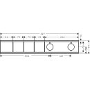 HANSGROHE 15381700 Thermostat Unterputz RainSelect