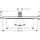 HANSGROHE 26220340 Kopfbrause Croma 280 BBC