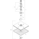 HANSGROHE 26250700 Kopfbrause Raindance E 300 1jet