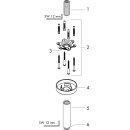HANSGROHE 27393670 Decken-Anschlussst&uuml;ck S DN15 100mm
