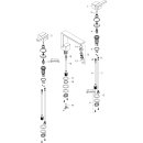 AXOR 46051000 3-Loch Waschtischarmatur Axor Edge