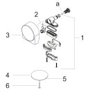 HANSGROHE 58117700 Ein-, Ab- und &Uuml;berlaufgarnitur